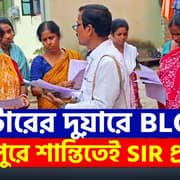 শান্তিপুরে ভোটারদের দুয়ারে BLO-রা, কীভাবে করবেন ফর্ম পূরণ? | Santipur | Nadia News | SIR News