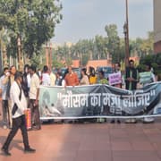 Pollution Protest: Oppn Mocks PM Modi's 'Enjoy the Weather' Remark