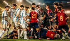 FIFA World Cup Final ಸೋಲಿನ ಬಳಿಕ ಅರ್ಜೆಂಟೀನಾ ಗೂಂಡಾಗಿರಿ! ಹೊಡೆದಾಟ ನಡೆಯುತ್ತಿದ್ದರೂ ಸುಮ್ಮನಿದ್ದ ಮೆಸ್ಸಿ