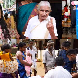 കന്നിവോട്ടർമാർക്ക് ഹൽവ; എല്ലാ ബൂത്തുകളും സ്ത്രീ സൗഹാർദം, വോട്ടെടുപ്പ് ആഘോഷമാക്കി വോട്ടർമാർ