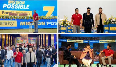 MS Dhoni Inspires Parul University Youth: "Yahan Possible Hai"