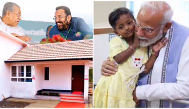 പ്രധാനമന്ത്രിയുടെ താടിയിൽ കുറുമ്പോടെ പിടിച്ച നൈസ മോൾക്ക് കേരള സർക്കാർ ടൗൺഷിപ്പിൽ ആശ്വാസത്തണൽ; നാലാം സോണില്‍ 252-ാം നമ്പർ വീട്