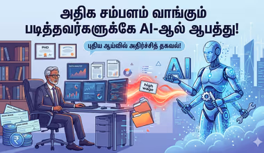 படித்தவர்கள், அதிக சம்பளம் பெறுபவர்களா நீங்கள்? உங்கள் வேலைக்கு AI வைக்கும் குறி - புதிய ரிப்போர்ட்!