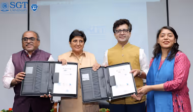 SGT University & Dr. Kiran Bedi Foundations Ink MoU to Launch Leadership Learning Program