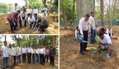 World Environment Day: सूरत में सखिया स्किन क्लिनिक और पी. जे. सखिया चैरिटेबल ट्रस्ट ने लगाए 100 पौधे