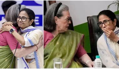 ബംഗാളിലും വിസ്മയം? കോൺഗ്രസിലേക്ക് മടങ്ങുമോ മമത? സോണിയയുമായി 10 ജൻപഥിൽ കൂടിക്കാഴ്ച, ലയന നിർദ്ദേശങ്ങൾക്കിടെയുള്ള ചർച്ചയിൽ ആകാംക്ഷ; വിമത ശല്യം രൂക്ഷം