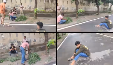 Elderly Man Confronts Youths Consuming Ganja on Noida Road, Heated Exchange Video Goes Viral