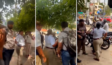 ‘What Do You Eat?’ Bengaluru Traffic Cop Body-Shamed, Assaulted While on Duty; Video Goes Viral (WATCH)