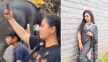 Actress Amulya: ಮೈಸೂರಿನ ರಸ್ತೆಯಲ್ಲಿ ಜನರ ನಡುವೆ ನಿಂತು ದಸರಾ ಆನೆ ವೀಕ್ಷಿಸಿದ ನಟಿ ಅಮೂಲ್ಯ