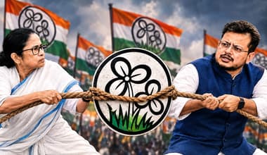 ಟಿಎಂಸಿ ಇಬ್ಭಾಗ, ದೀದಿಗೆ ಫುಟ್ಬಾಲ್‌: ಶಾಕ್ ಕೊಟ್ಟ ಚುನಾವಣಾ ಆಯೋಗಕ್ಕೆ ಕೌಂಟರ್ ಕೊಟ್ಟ ಮಮತಾ ಬ್ಯಾನರ್ಜಿ!