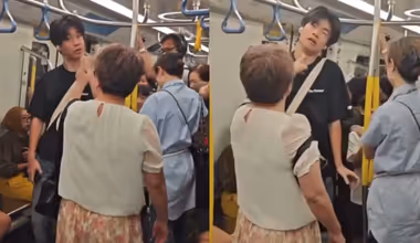 WATCH: Young Passenger Mimics Loud Woman Commuter on Hong Kong MTR to Defuse Tension, Video Goes Viral