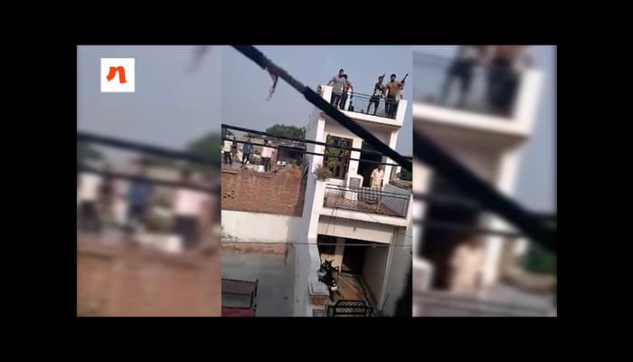 मामूली बात पर बदमाशों का तांडव, एक घर को बनाया निशाना, देखिए लाइव वीडियो