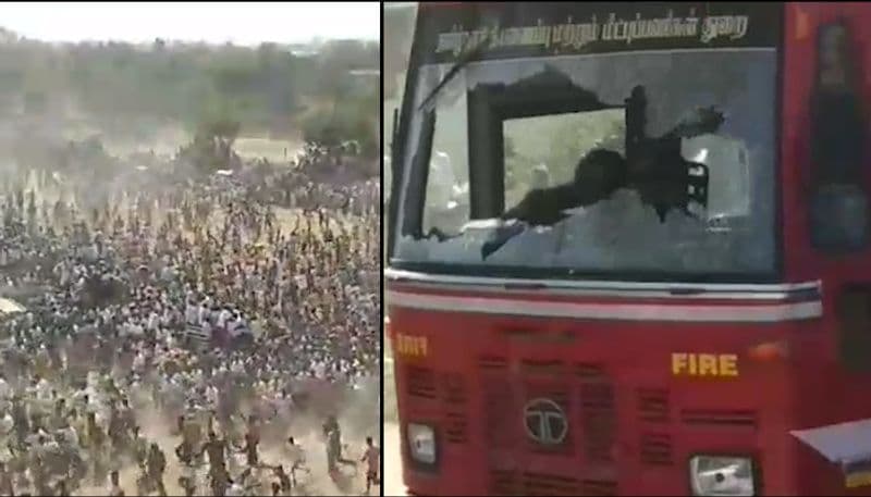 Jallikattu event goes awry, crowd pelts stones at cops