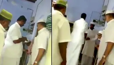 Panneerselvam's son caught on camera while bribing voters in college premises