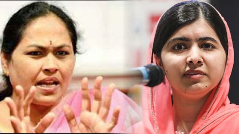 मलाला यूसुफजई  को दिया शोभा करंदलाजे ने करारा जवाब