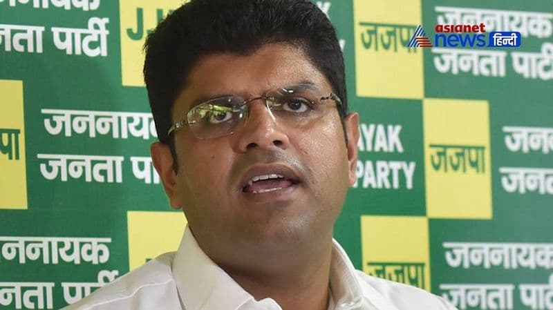 हरियाणा में भाजपा के साथी दुष्यंत चौटाला का हो रहा विरोध