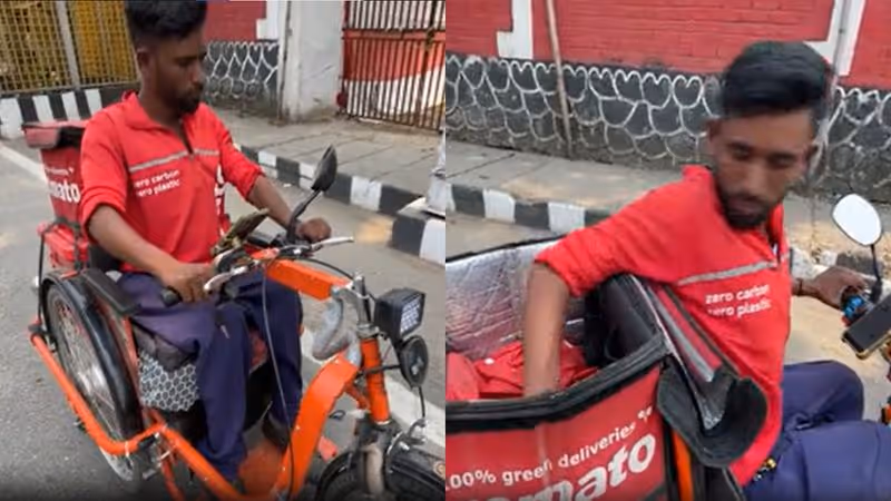 Breaking barriers: Know the inspiring story of a wheelchair-bound food delivery hero