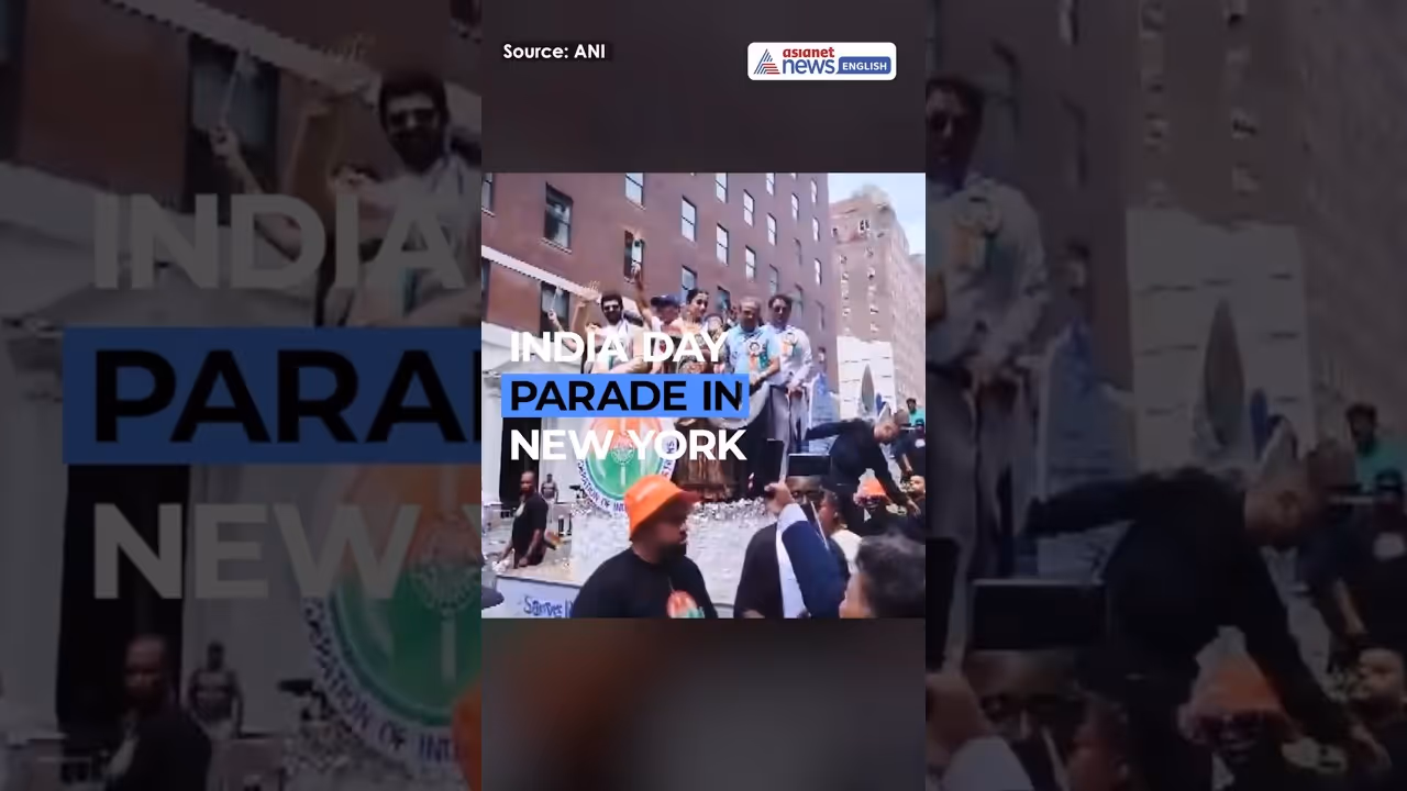 Vijay & Rashmika Shine At India’s 79th Independence Day Parade | New York