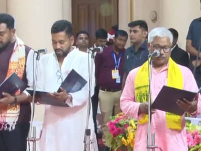 West Bengal Cabinet expansion 35 MLA take oath as ministers at Lok Bhavan in Kolkata 