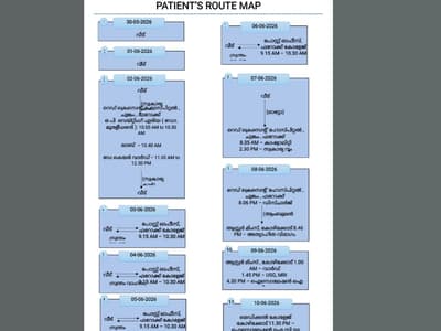 kerala health department releases nipah patient route map in kozhikode