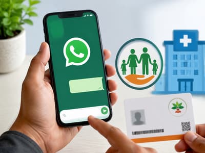 ayushman bharat whatsapp ayushman card online apply process