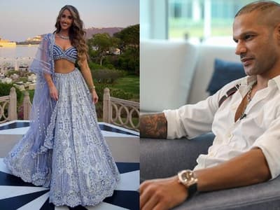 Shikhar dhawan-sophie shine