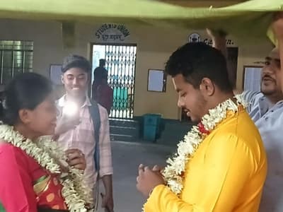 Wedding in College