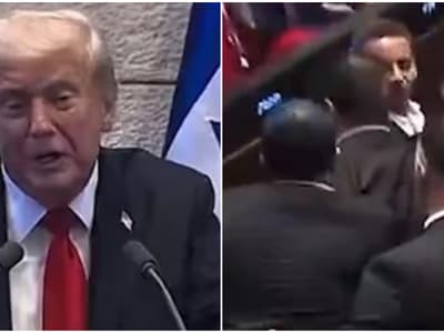 Trump addresses Knesset