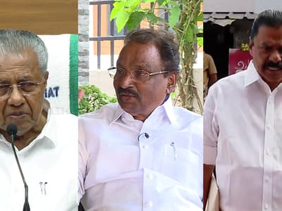 Pinarayi Vijayan, AK Balan, MV Govindhan