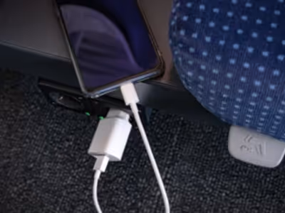 mobile charging in train
