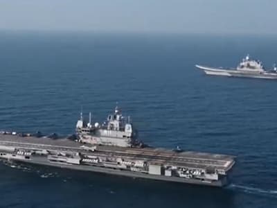 Ins vikramaditya and INS vikram