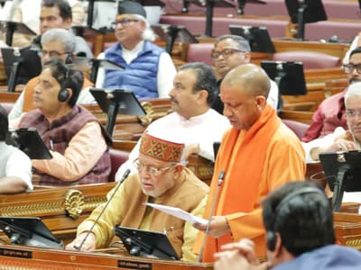 cm yogi adityanath up vidhan sabha budget session shradhanjali