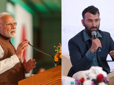 Cheteshwar Pujara Narendra Modi