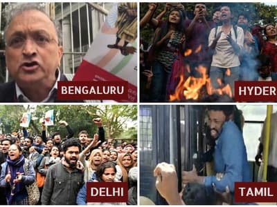 രാജ്യമെമ്പാടും അലയടിച്ച് പൗരത്വ പ്രക്ഷോഭം: തലസ്ഥാനങ്ങളിൽ നിരോധനാജ്ഞ, അറസ്റ്റ് - തത്സമയം