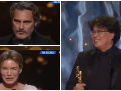 ചരിത്രം കുറിച്ച് പാരസൈറ്റ്, നാല് അവാര്ഡുകള്; മികച്ച നടന് വാക്വീന് ഫീനിക്സ്, മികച്ച നടി റെനി സെല്വഗര്