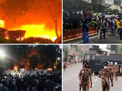 SriLankaRiot Live: பற்றி எரியும் இலங்கை.. பரவும் வன்முறை.. அமைச்சர், மேயர் வீடு உள்பட பல இடங்களில் தீ வைப்பு.!