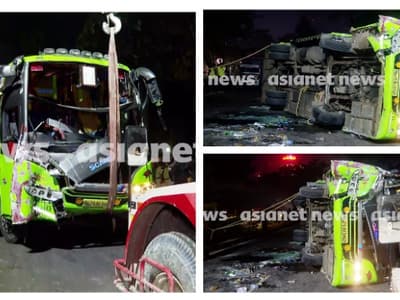 Malayalam News Live : കൊച്ചിയില്‍ ബസ് നിയന്ത്രണം വിട്ട് മറിഞ്ഞ് അപകടം