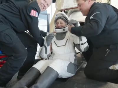 Sunita Williams return KEY MOMENTS: NASA astronauts back on Earth after 9 months in space