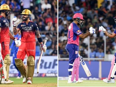 പവര്‍ അടി, വിക്കറ്റ് വീഴ്‌ചയും; ആര്‍സിബിക്കെതിരെ രാജസ്ഥാന്‍ പൊരുതുന്നു- LIVE 