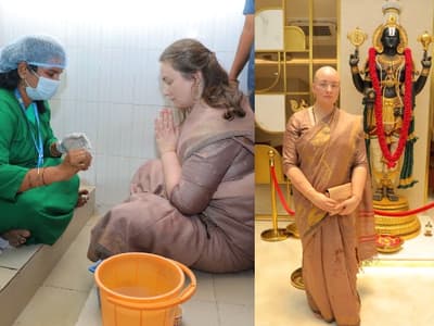 Telugu Cinema News Live : తిరుమలలో  గుండు చేయించుకున్న పవన్ కళ్యాణ్ భార్య, కొడుకు కోసం మొక్కు తీర్చుకున్న అన్నా లెజినోవా