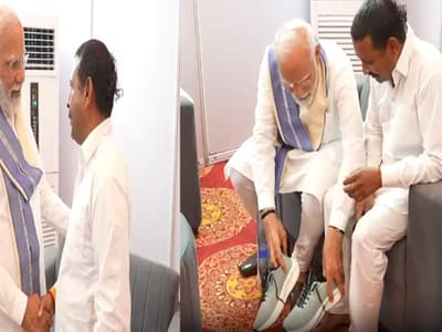 Telugu news live updates: 14 ఏళ్లుగా చెప్పుల్లేకుండా..  రాంపాల్ కశ్యప్ కు స్వయంగా చెప్పులు తొడిగిన మోడీ.. వీడియో