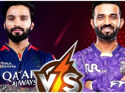 കളിച്ചത് മഴ; ഐപിഎല്ലില്‍ ആര്‍സിബി-കെകെആര്‍ മത്സരം ഉപേക്ഷിച്ചു