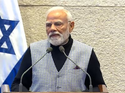 PM Modi Knesset speech
