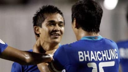 Sunil Chhetri and Bhaichung Bhutia