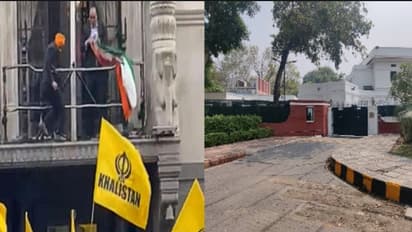 India removes all external security Barricades Bunkers PCR Vans in front of the British High commission