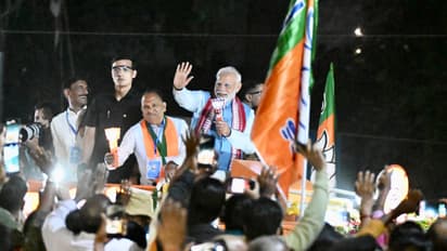 PM Modi Roadshow in Ranchi