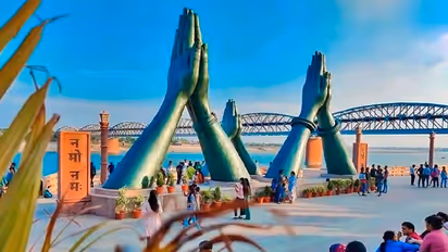 Jagdeep-Dhankhar-to-inaugurate-Kashi-Namo-Ghat-with-iconic-Namaste-sculpture