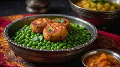 Healthy pea peel soup for toddlers