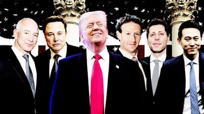 Tom Altman and Elon Musk with Donald Trump