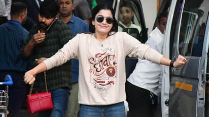 chhava actress rashmika mandana spotted